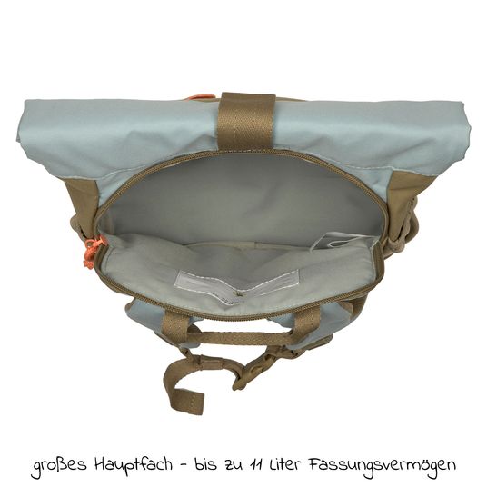 Lässig Backpack Mini Rolltop Backpack - Nature Olive