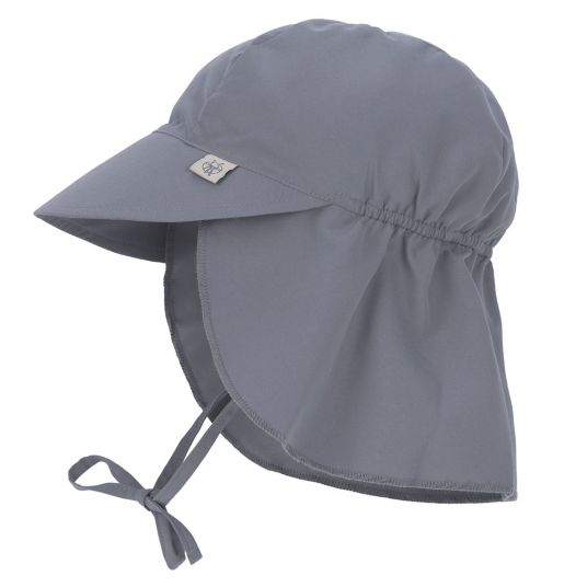Lässig Schirmmütze mit Nackenschutz LSF Sun Protection Flap Hat - Grey - Gr. 43/45