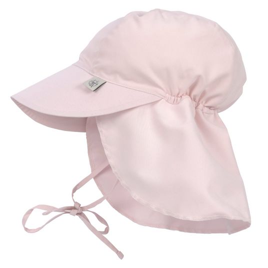 Lässig Peaked cap with neck protection SPF Sun Protection Flap Hat - Light Pink - Size 43/45