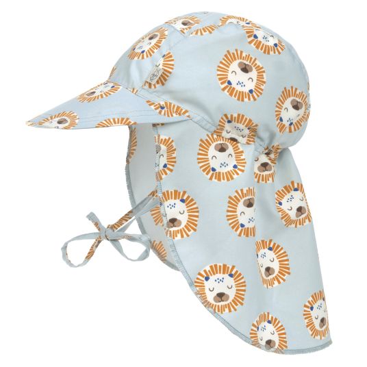 Lässig Schirmmütze mit Nackenschutz LSF Sun Protection Flap Hat - Lion Powder Blue - Gr. 43/45