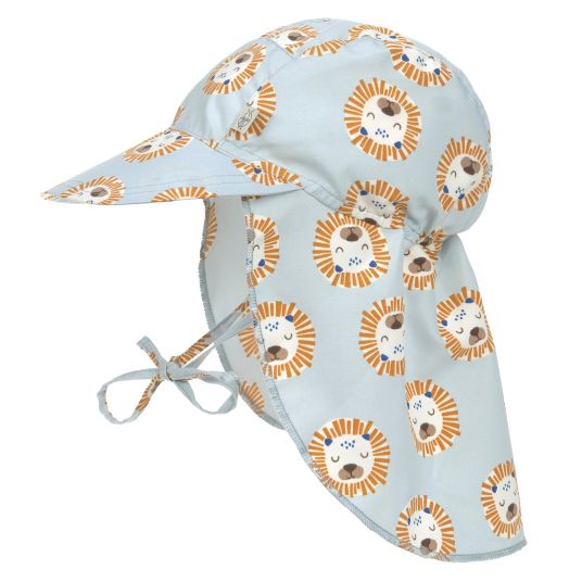 Lässig Schirmmütze mit Nackenschutz LSF Sun Protection Flap Hat - Lion Powder Blue - Gr. 50/51