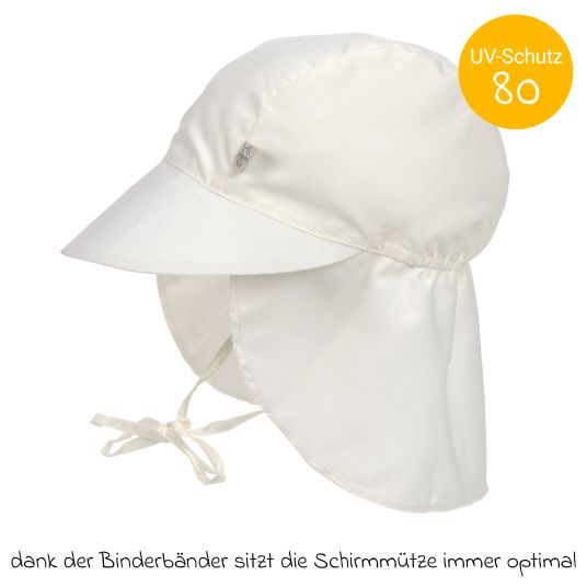 Lässig Schirmmütze mit Nackenschutz LSF Sun Protection Flap Hat - Nature - Gr. 50/51