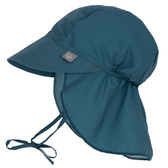 Lässig Peaked cap with neck protection LSF Sun Protection Flap Hat - Navy - size 43/45