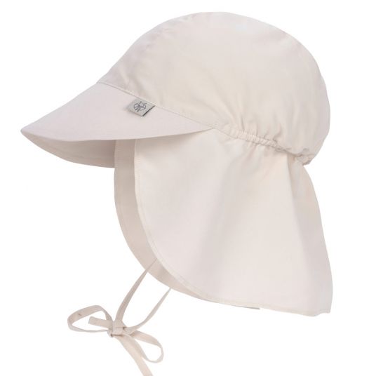 Lässig Schirmmütze mit Nackenschutz LSF Sun Protection Flap Hat - Offwhite - Gr. 43/45