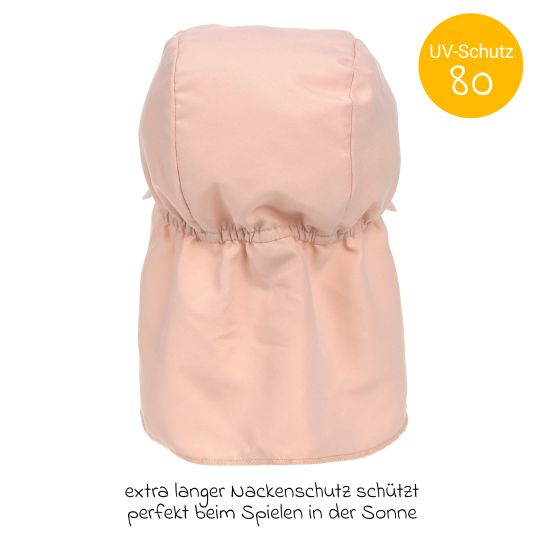 Lässig Schirmmütze mit Nackenschutz LSF Sun Protection Flap Hat - Pink - Gr. 43/45