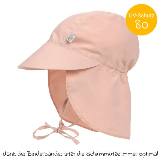 Lässig Schirmmütze mit Nackenschutz LSF Sun Protection Flap Hat - Pink - Gr. 43/45