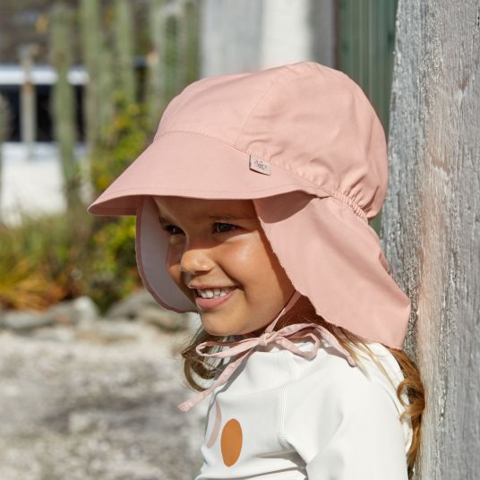 Lässig Schirmmütze mit Nackenschutz LSF Sun Protection Flap Hat - Pink - Gr. 43/45