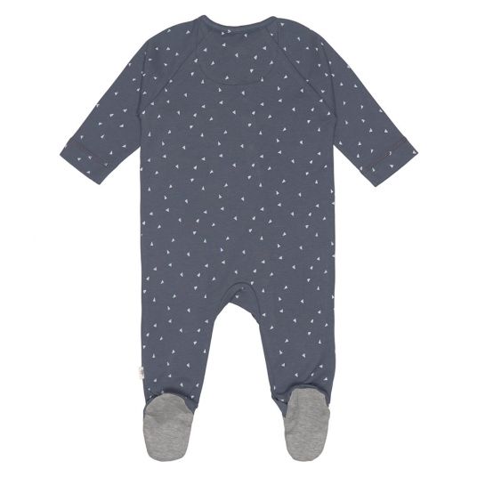 Lässig Schlafanzug Pyjama aus Bio-Baumwolle - Triangle Blue - Gr. 50/56