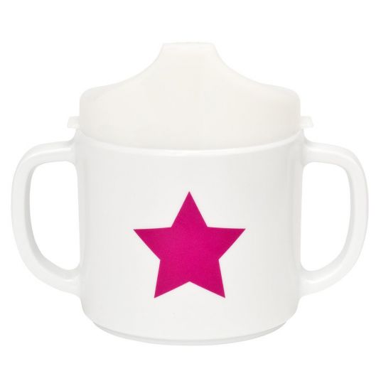 Lässig Sippy cup with double handle - Starlight Magenta