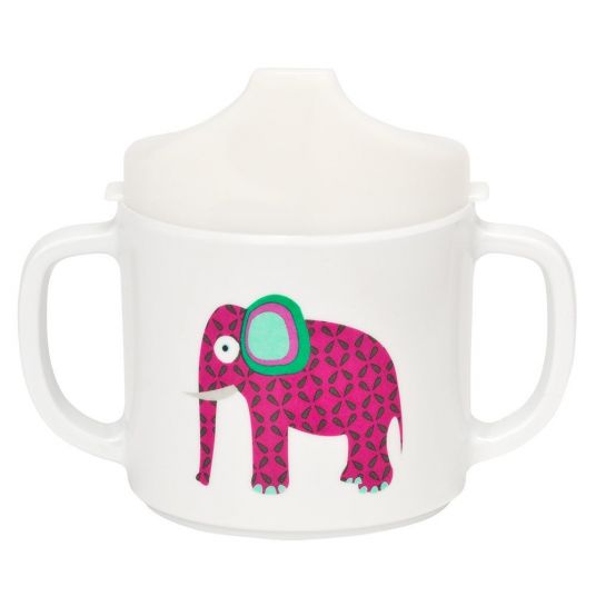 Lässig Beak cup with double handle - Wildlife Elephant