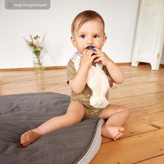 Lässig Schnuffeltuch Knitted Baby Comforter GOTS - Tiny Farmer - Goose
