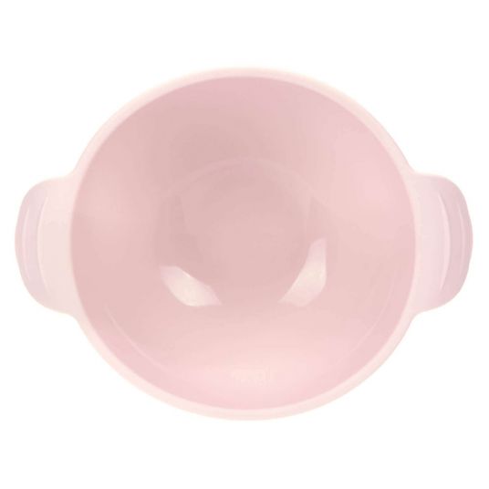 Lässig Silikon-Schale mit Saugfuß - Light Pink