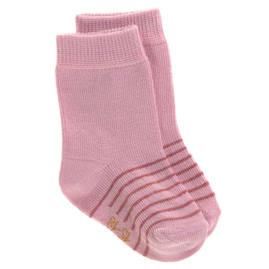 Lässig Organic Cotton Socks 3 Pack - Rosewood - Sizes 12-14