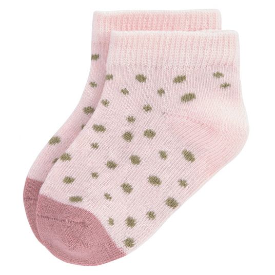 Lässig Organic Cotton Socks 3 Pack Sneaker Socks - Cinnamon - Size 12-14