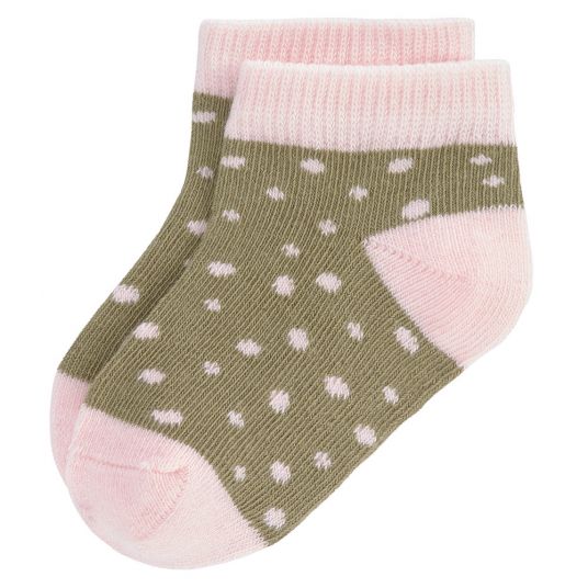 Lässig Socken 3er Pack Sneaker Socks aus Bio-Baumwolle - Cinnamon - Gr. 12-14