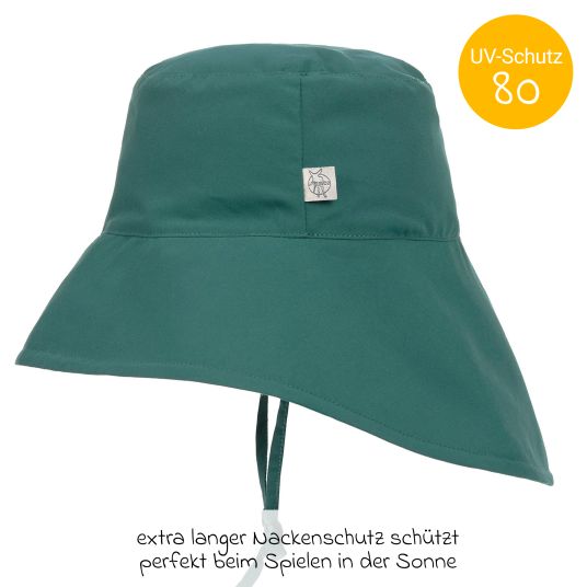 Lässig Sonnen-Hut mit Nackenschutz LSF Sun Protection Long Neck Hat - Green - Gr. 43/45