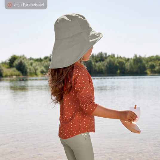 Lässig Sonnen-Hut mit Nackenschutz LSF Sun Protection Long Neck Hat - Grey - Gr. 43/45