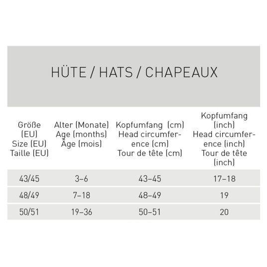 Lässig Sonnen-Hut mit Nackenschutz LSF Sun Protection Long Neck Hat - Nature - Gr. 50/51