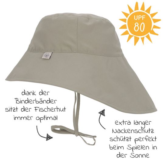 Lässig Sonnen-Hut mit Nackenschutz LSF Sun Protection Long Neck Hat - Olive - Gr. 43/45