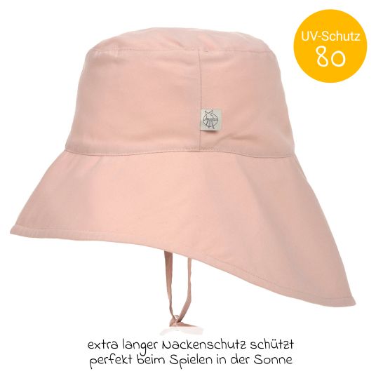 Lässig Sonnen-Hut mit Nackenschutz LSF Sun Protection Long Neck Hat - Pink - Gr. 50/51