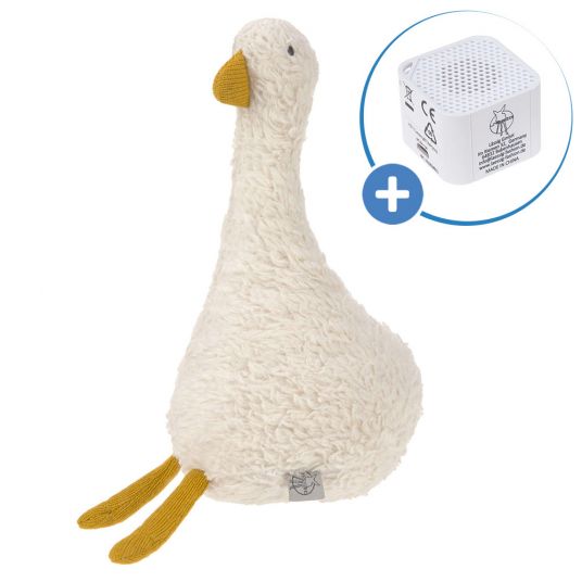 Lässig Spieluhr aus Bio-Baumwolle mit Bluetooth-Lautsprecher - Tiny Farmer Goose