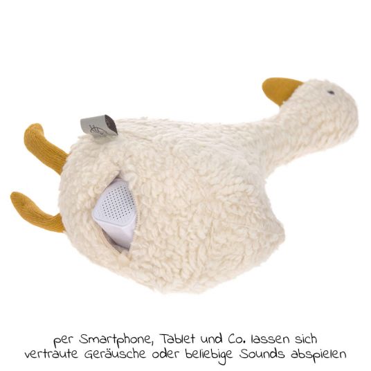 Lässig Organic Cotton Music Box with Bluetooth Speaker - Tiny Farmer Goose