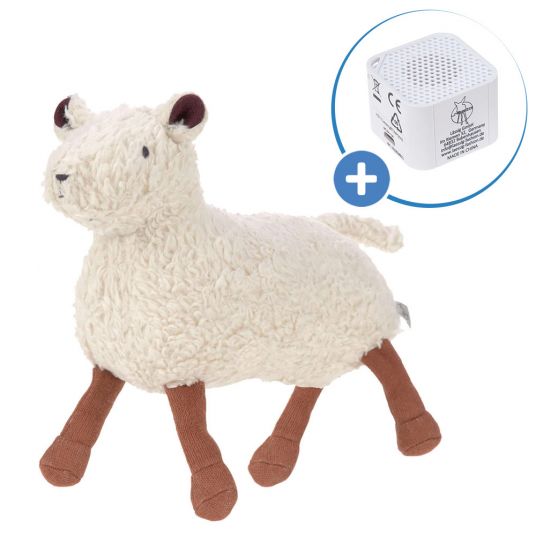 Lässig Organic Cotton Music Box with Bluetooth Speaker - Tiny Farmer Sheep