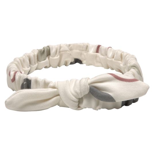 Lässig Organic Cotton Headband - Circles Offwhite - Sizes 4-12 months