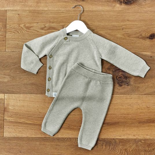 Lässig Knitted pants GOTS - Garden Explorer Grey - size 50/56