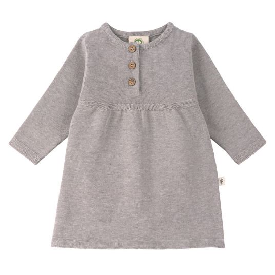 Lässig Knitted dress GOTS - Garden Explorer Grey - size 50/56