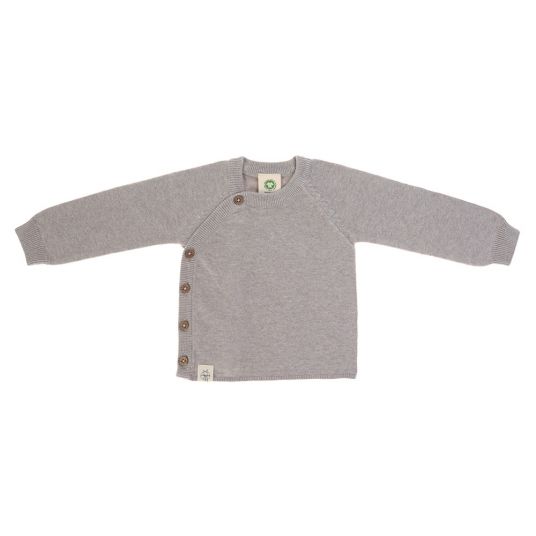 Lässig Knitted sweater Kimono GOTS - Garden Explorer Grey - size 50/56
