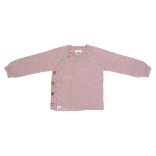 Lässig Knitted sweater Kimono GOTS - Garden Explorer Light Pink - size 50/56