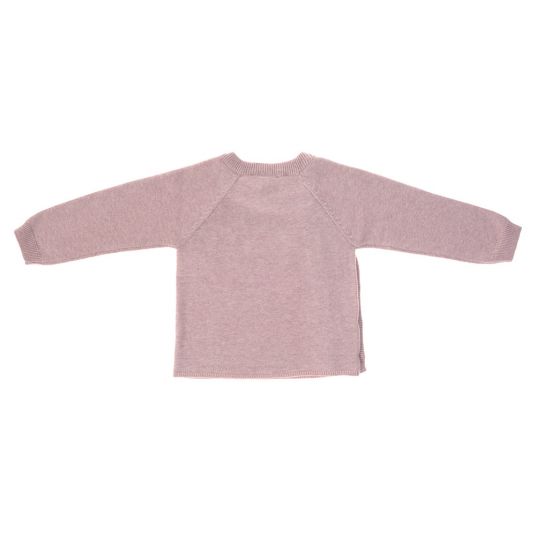 Lässig Knitted sweater Kimono GOTS - Garden Explorer Light Pink - size 50/56