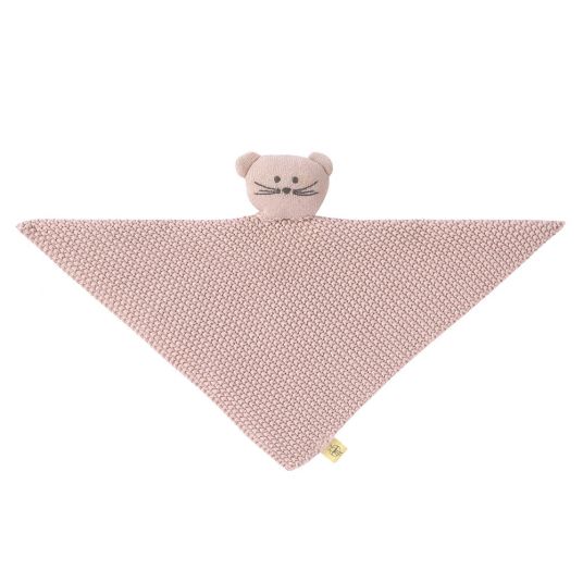 Lässig Organic cotton knitted snuggle cloth - Little Chums Mouse