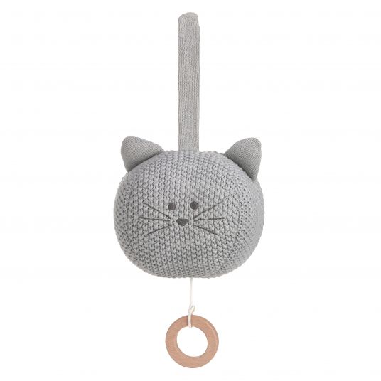 Lässig Organic cotton knitted toy box - Little Chums Cat