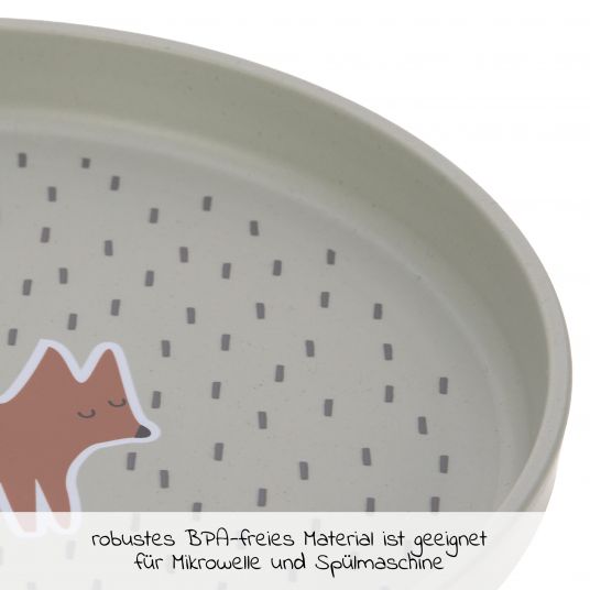 Lässig Plate Plate - Little Forest Fox - Olive