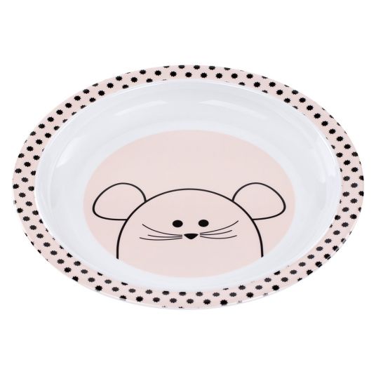 Lässig Teller rutschfest 21 cm - Little Chums Mouse