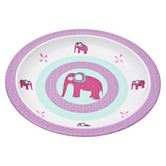 Lässig Plate non-slip 21 cm - Wildlife Elephant