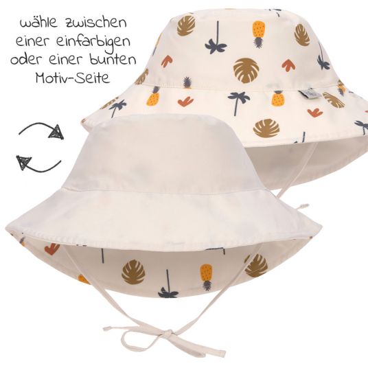 Lässig Wende-Hut LSF Sun Protection Bucket Hat - Botanical Offwhite - Gr. 43/45