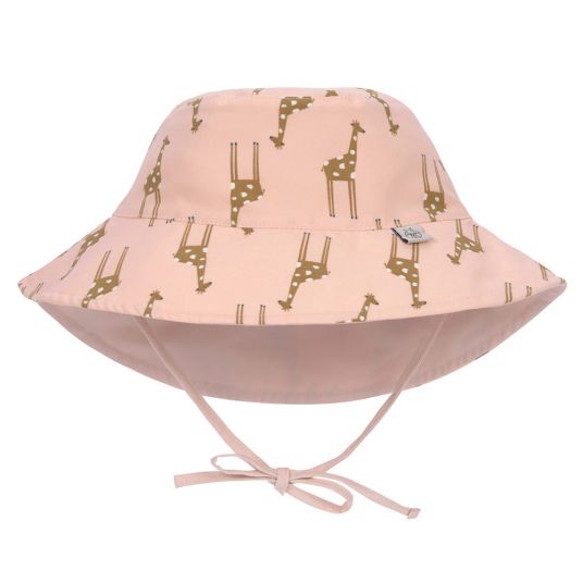 Lässig Reversible hat SPF Sun Protection Bucket Hat - Giraffe Rose - size 43/45