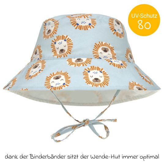 Lässig Wende-Hut LSF Sun Protection Bucket Hat - Lion Powder Blue - Gr. 50/51
