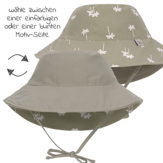 Lässig Wende-Hut LSF Sun Protection Bucket Hat - Palms Olive - Gr. 43/45