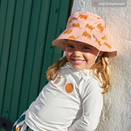 Lässig Wende-Hut LSF Sun Protection Bucket Hat - Wild Cats Choco - Gr. 46/49