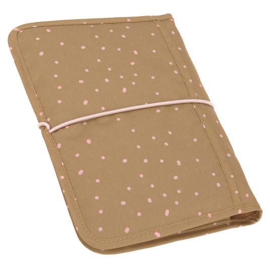 Lässig Changing kit for on the go Changing Pouch - Dots Curry