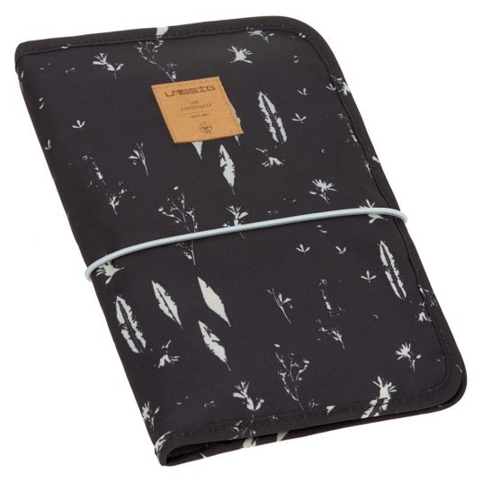 Lässig Changing kit for on the go Changing Pouch - Feathers Black