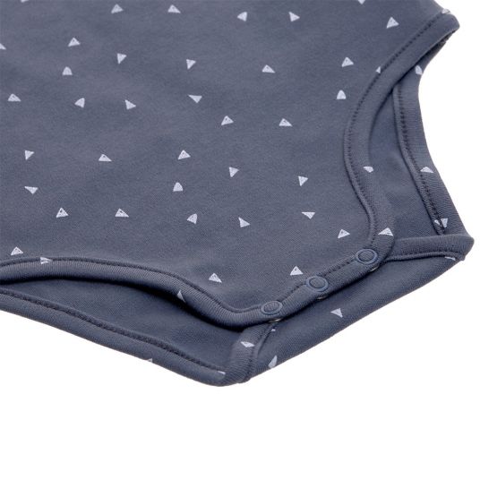 Lässig Organic Cotton Wrap Short Sleeve - Triangle Blue - Size 50/56