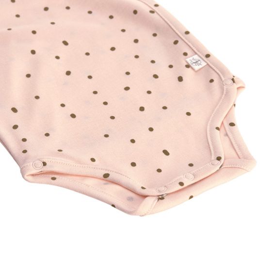Lässig Wrap body long sleeve organic cotton - Dots Powder Pink - size 50/56