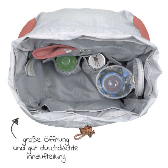 Lässig Wickelrucksack Green Label Outdoor Backpack - Cinnamon
