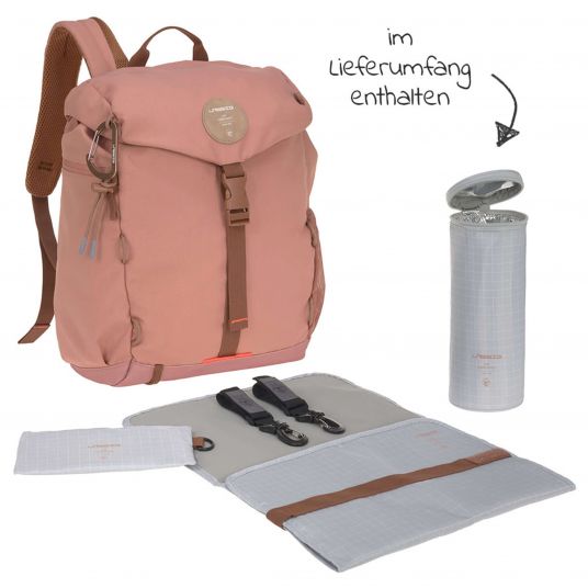 Lässig - Wickelrucksack Green Label Outdoor Backpack + GRATIS Still-Schal -  Cinnamon | Shirtbodies