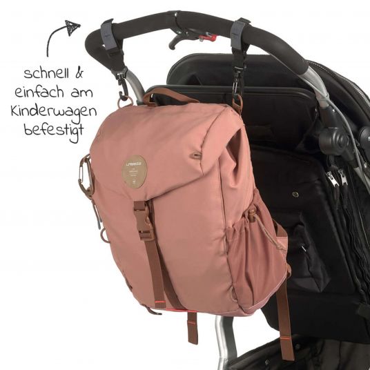 Lässig Wickelrucksack Green Label Outdoor Backpack + GRATIS Still-Schal - Cinnamon